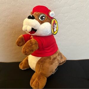 Buc-ees The Beaver plush from Texas- see tag. Red hat and shirt excellent cond.